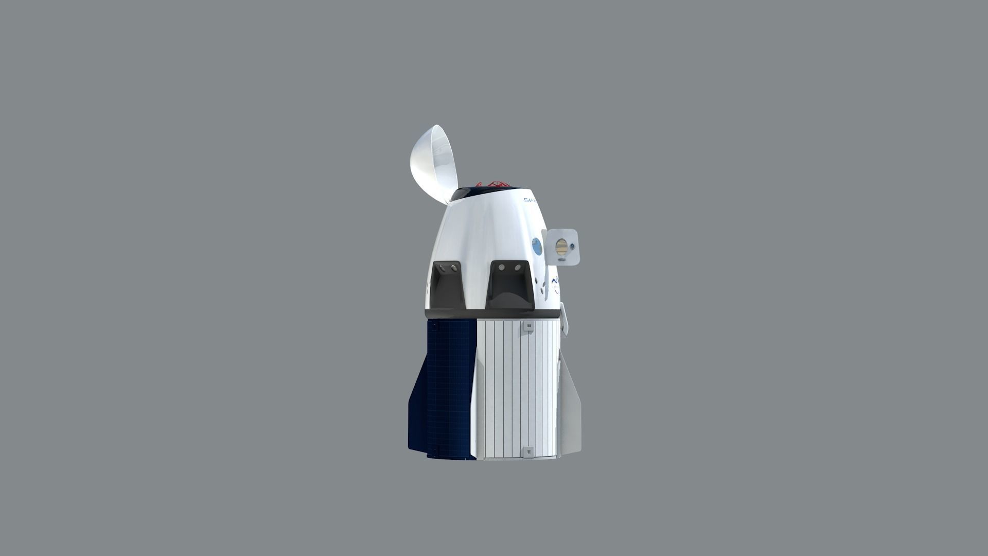 Foguete SpaceX Falcon9 3D model_20