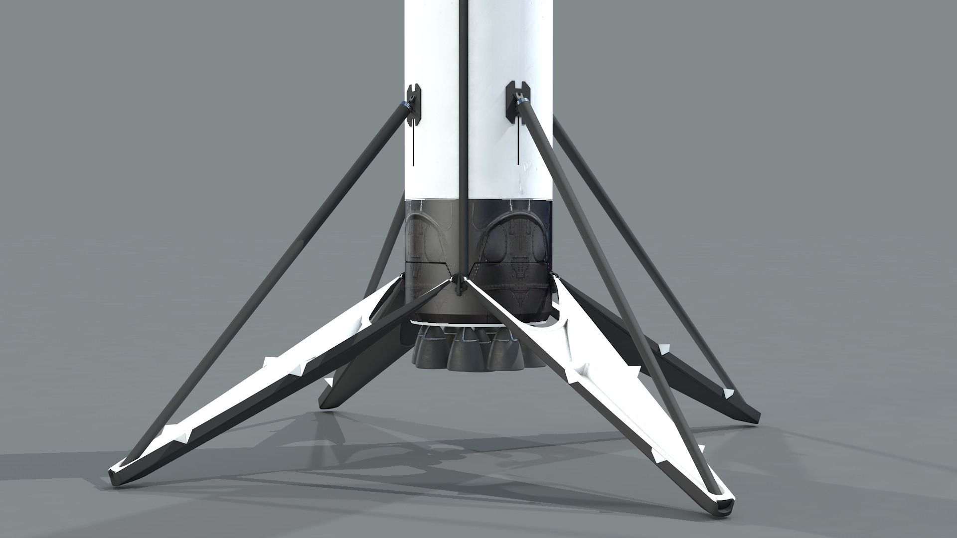 Foguete SpaceX Falcon9 3D model_10