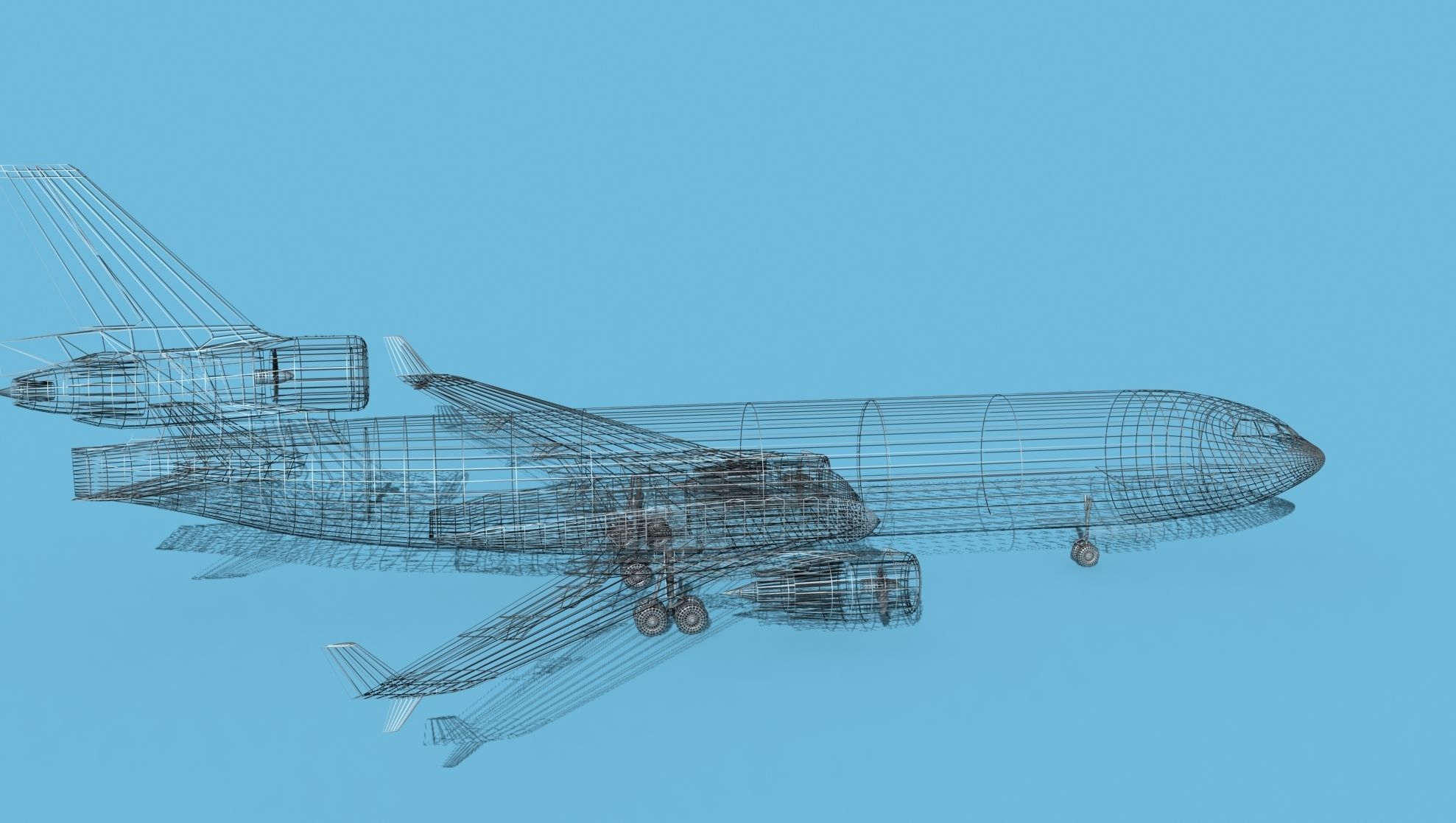 McDonnell Douglas MD-11 Continental 2 3D model_13