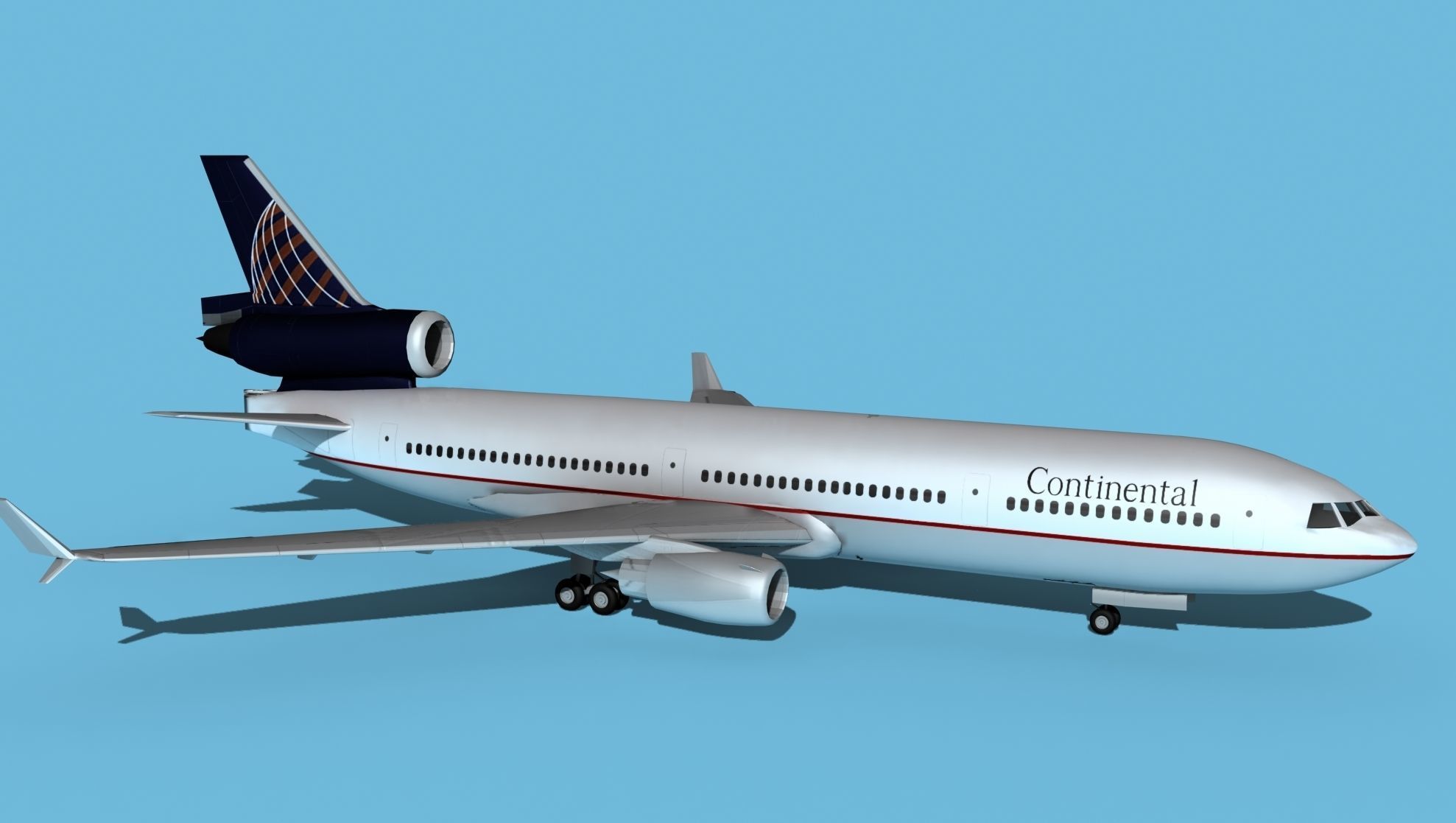 McDonnell Douglas MD-11 Continental 2 3D model_3