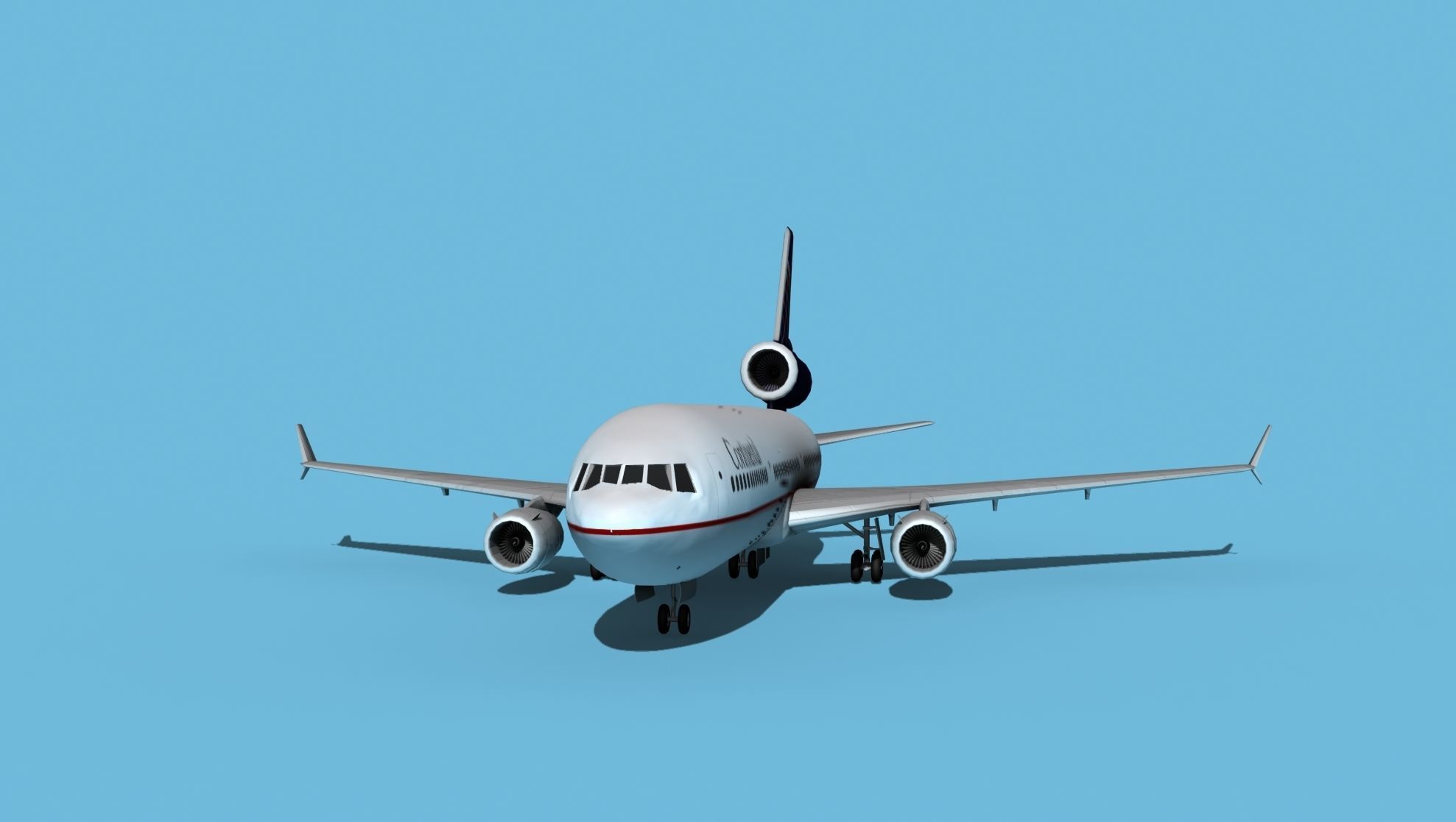 McDonnell Douglas MD-11 Continental 2 3D model_1