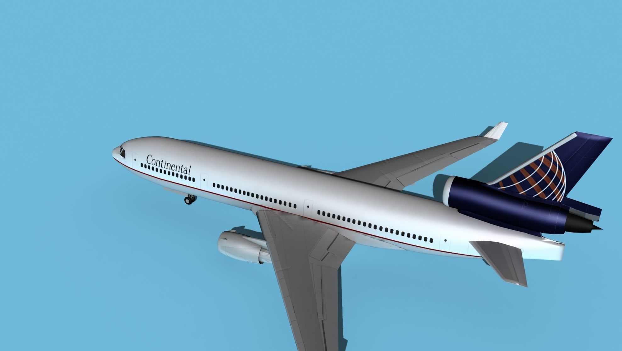 McDonnell Douglas MD-11 Continental 2 3D model_8