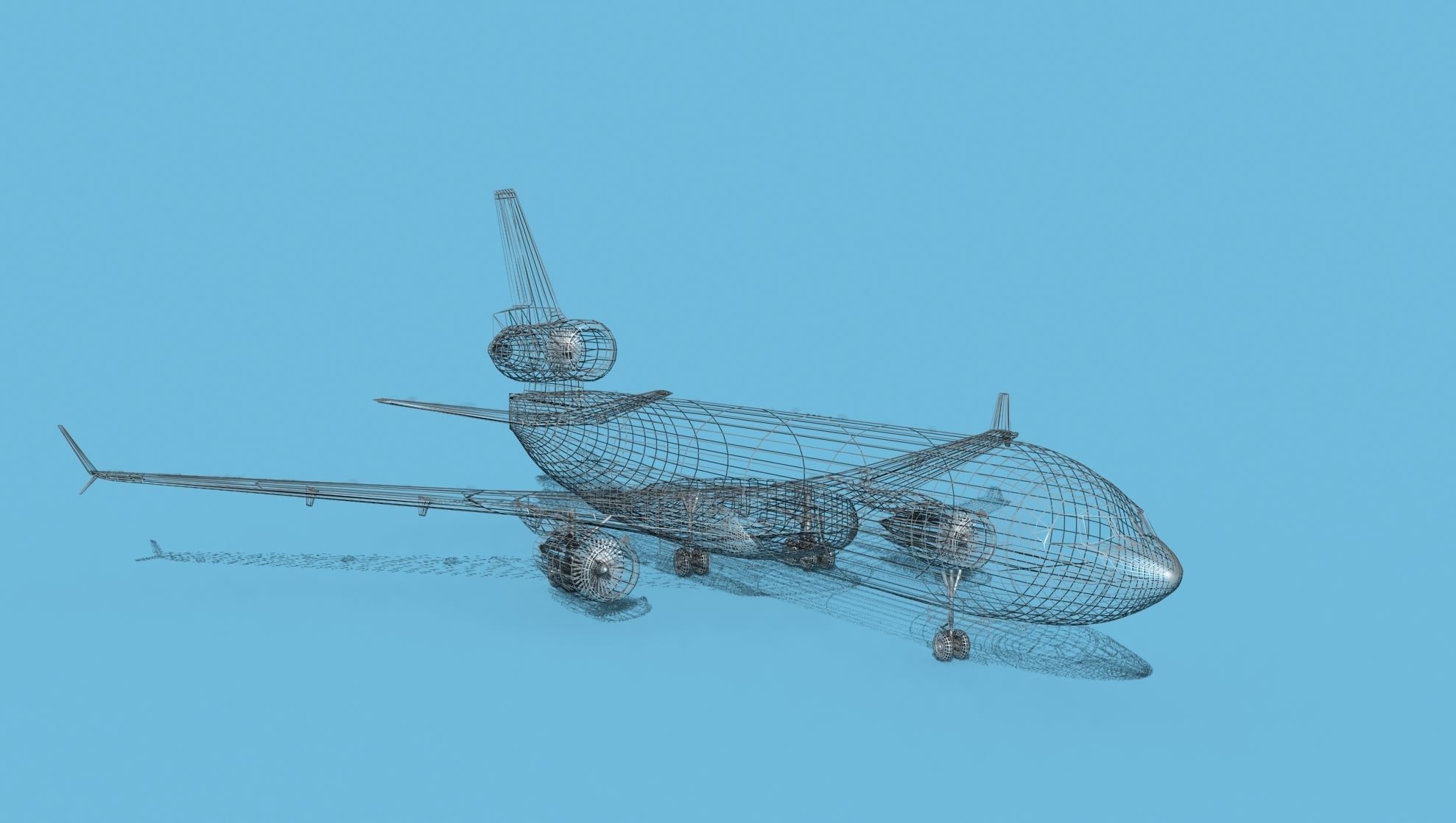 McDonnell Douglas MD-11 Continental 2 3D model_12