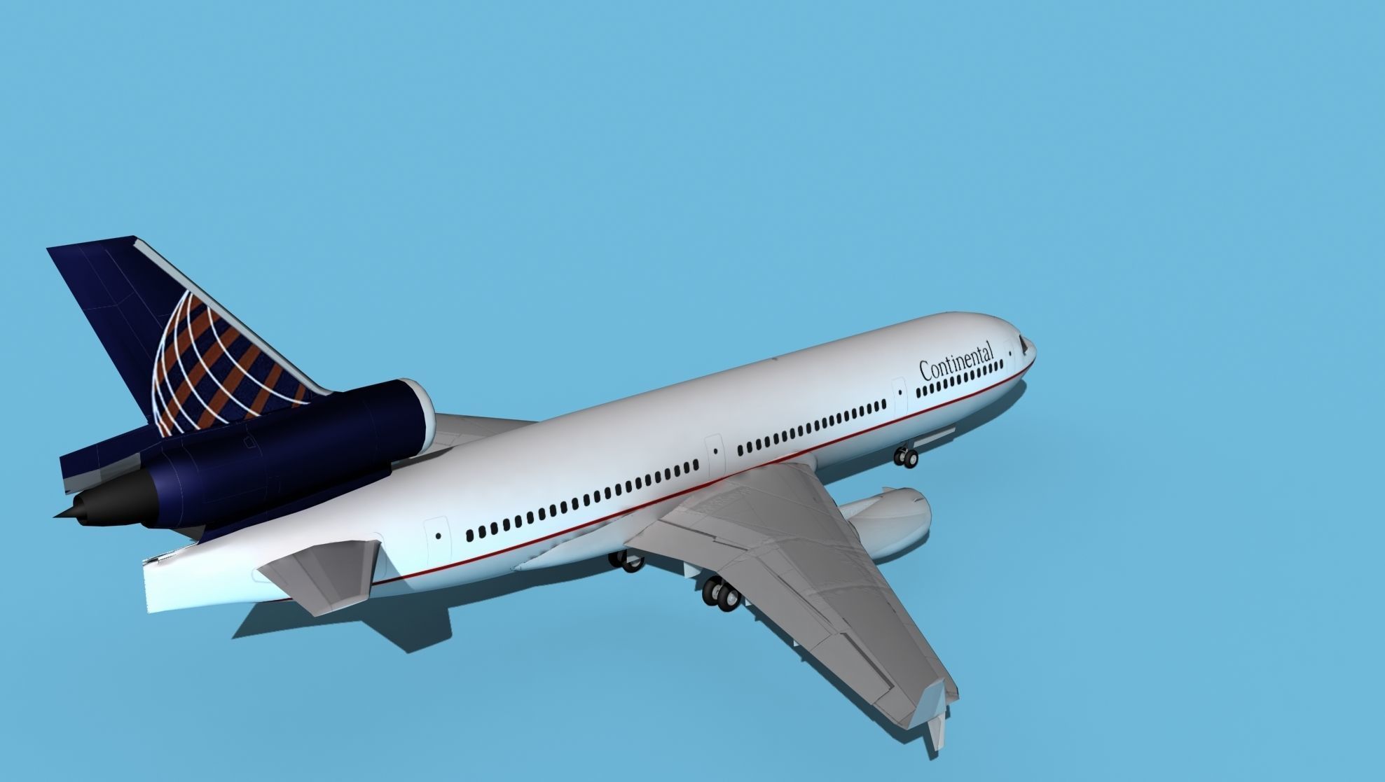 McDonnell Douglas MD-11 Continental 2 3D model_5