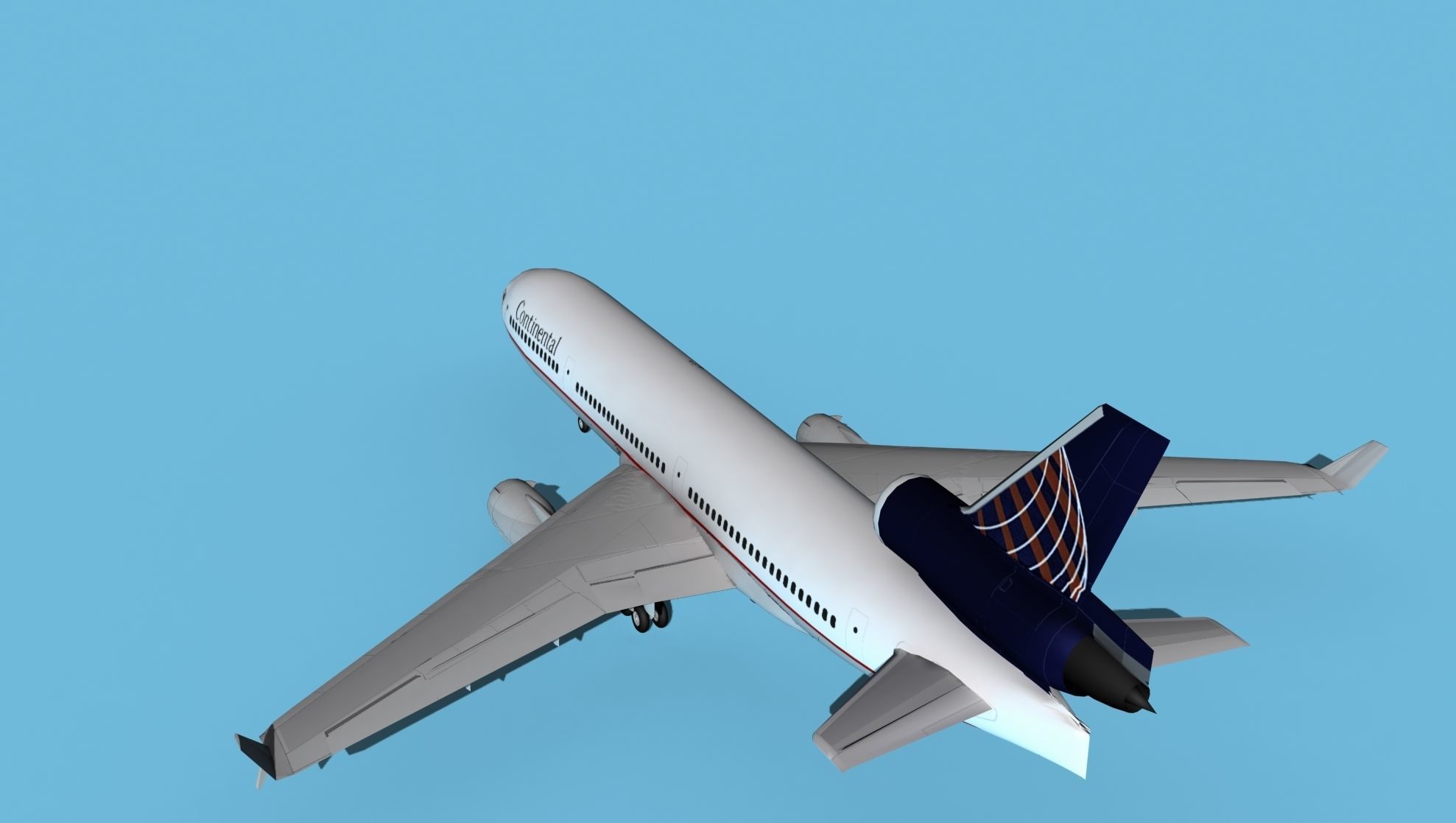 McDonnell Douglas MD-11 Continental 2 3D model_7