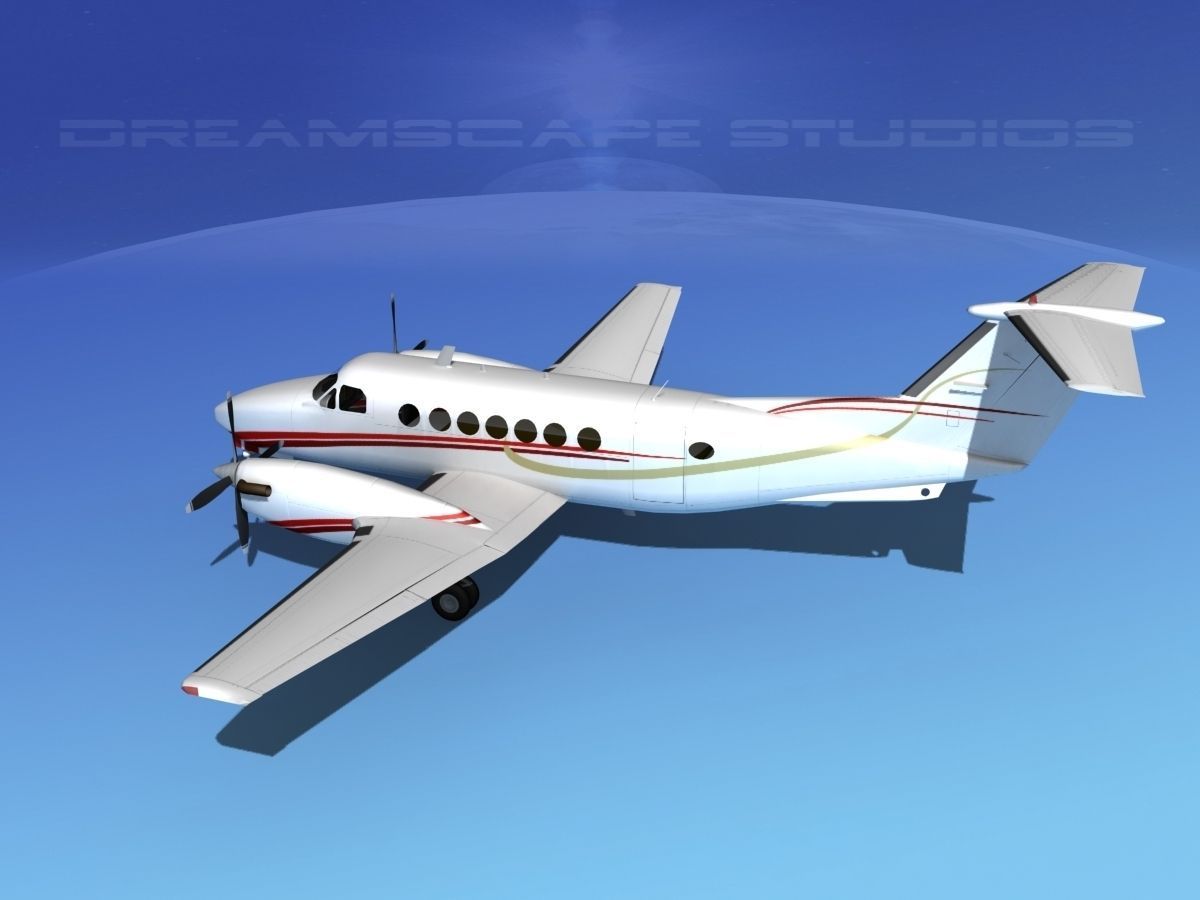 Beechcraft 350 Super King Air V11 3D model_8