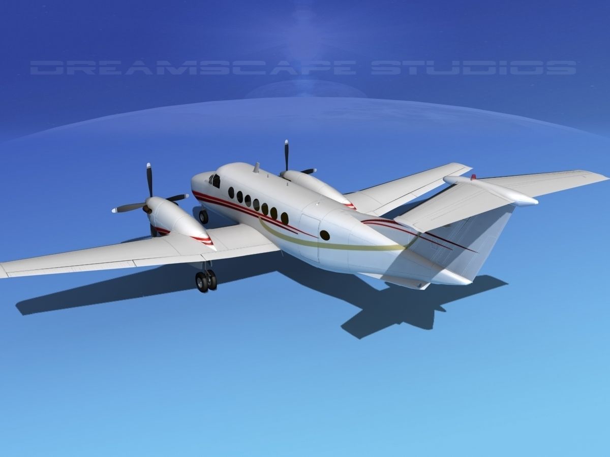 Beechcraft 350 Super King Air V11 3D model_9
