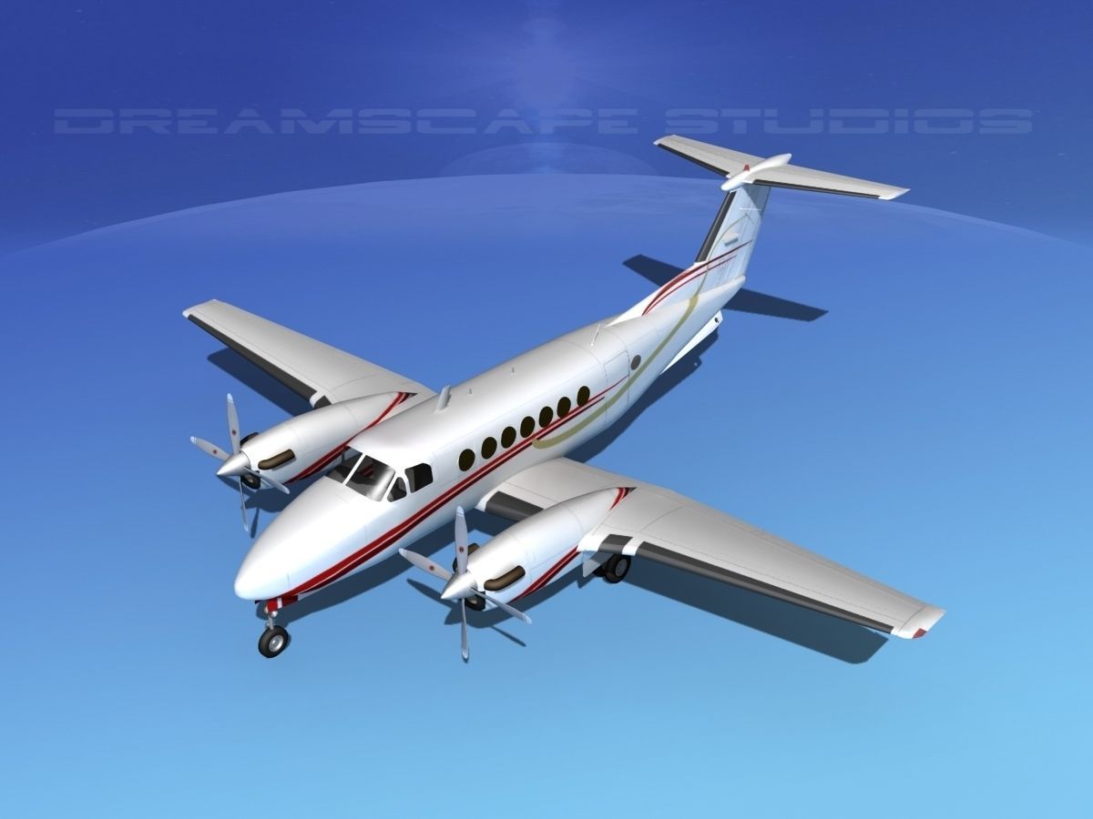 Beechcraft 350 Super King Air V11 3D model_10