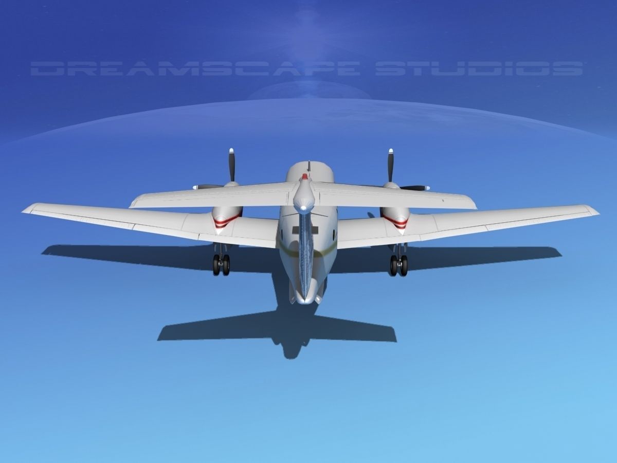 Beechcraft 350 Super King Air V11 3D model_6