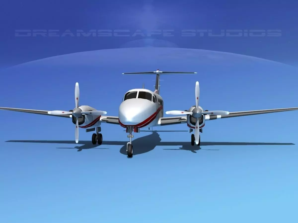 Beechcraft 350 Super King Air V11 3D model_0