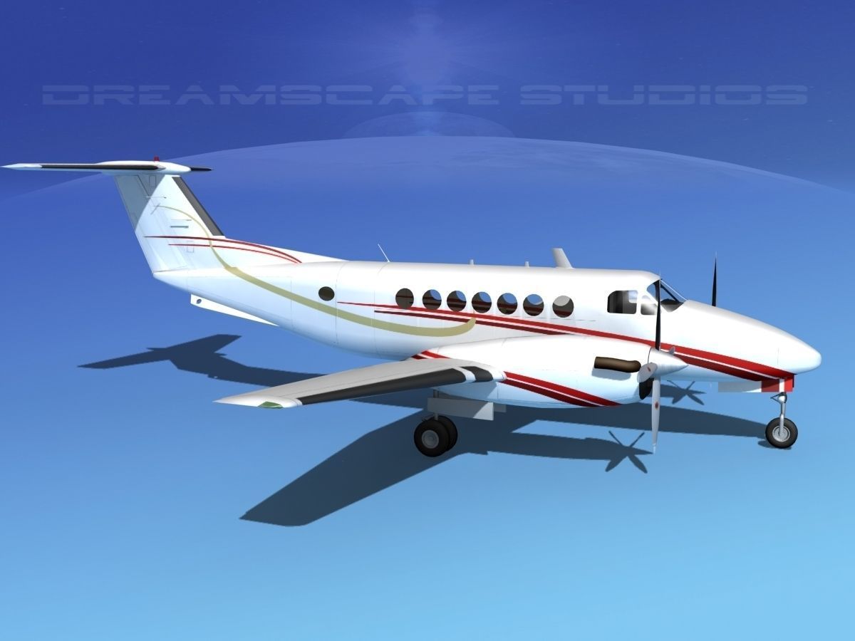 Beechcraft 350 Super King Air V11 3D model_3