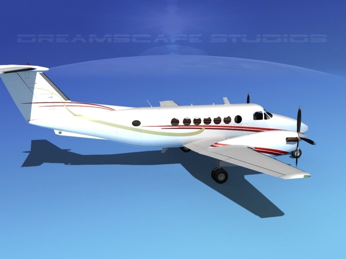 Beechcraft 350 Super King Air V11 3D model_5