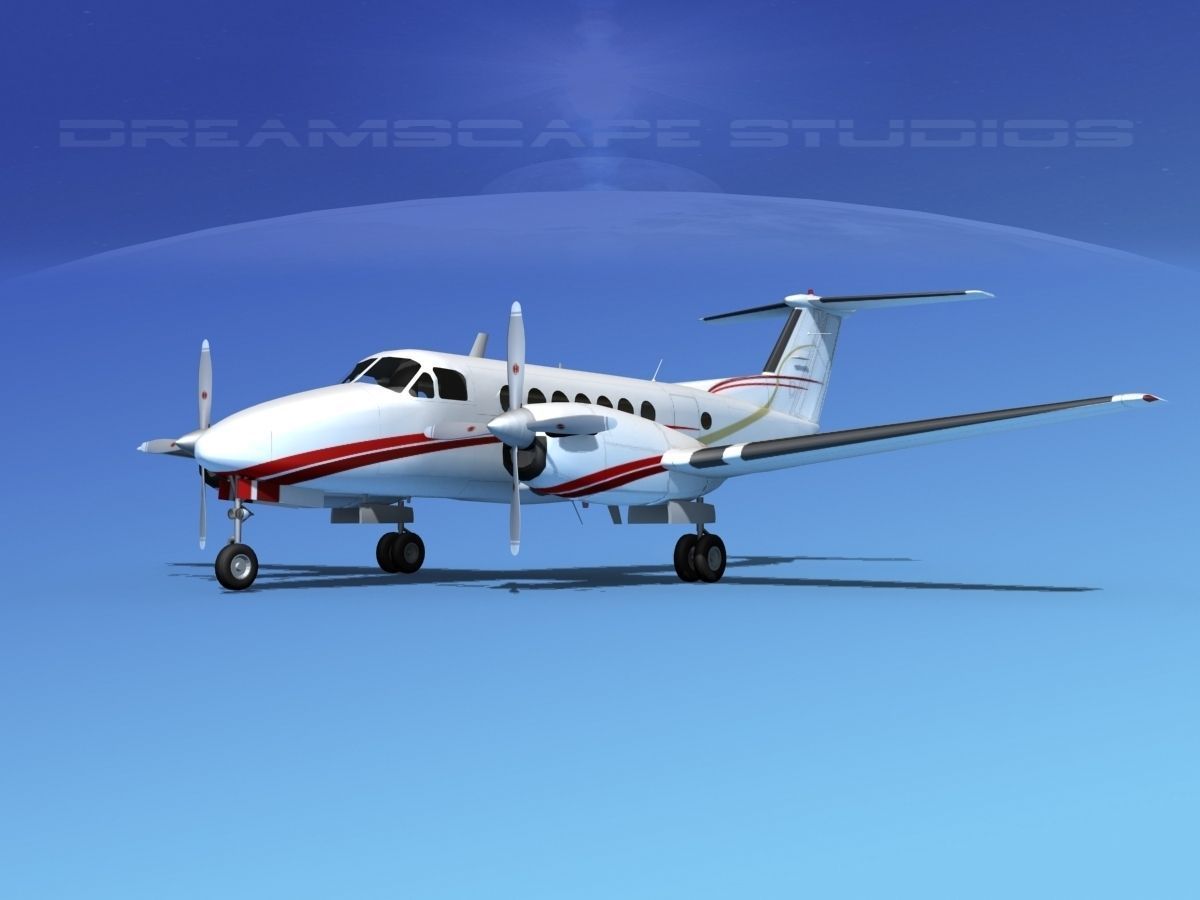 Beechcraft 350 Super King Air V11 3D model_1
