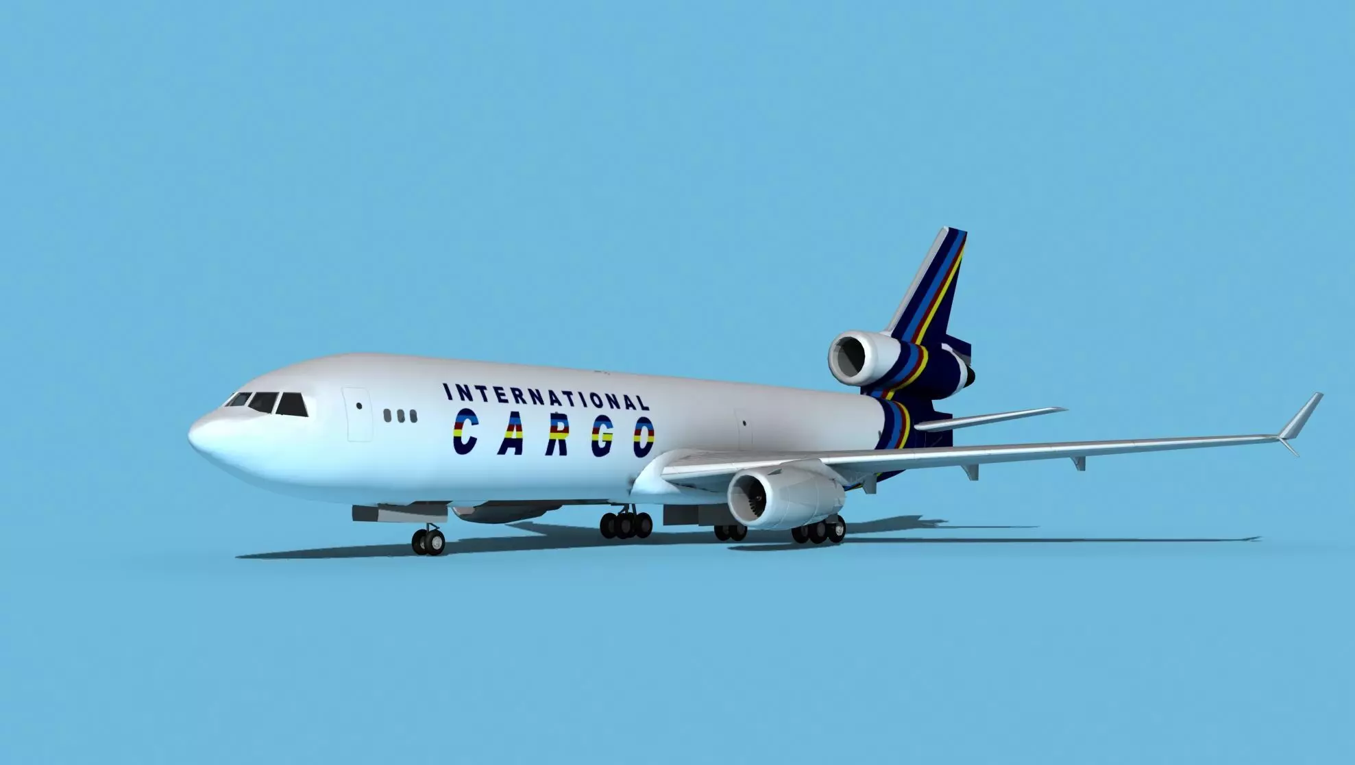 McDonnell Douglas MD-11 International Cargo 3D model