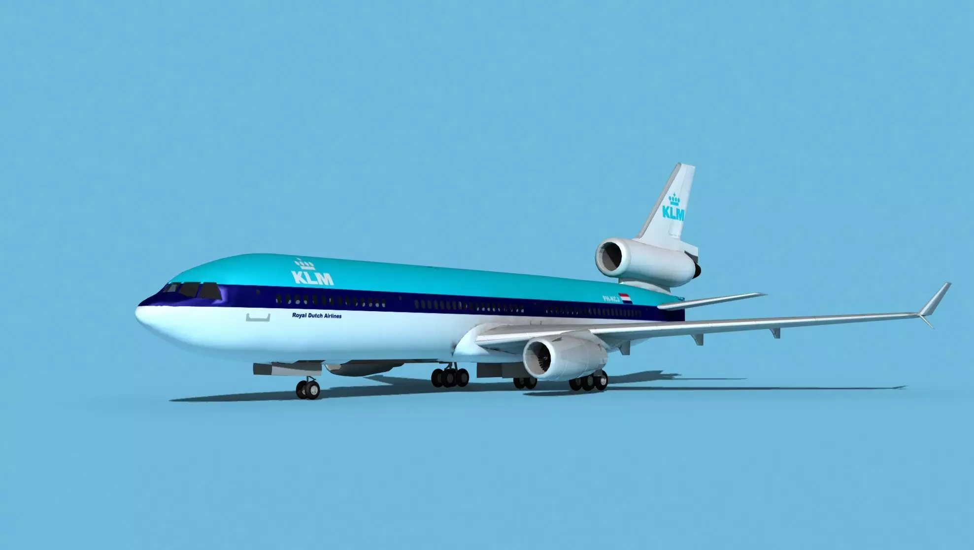 McDonnell Douglas MD-11 KLM 3D model