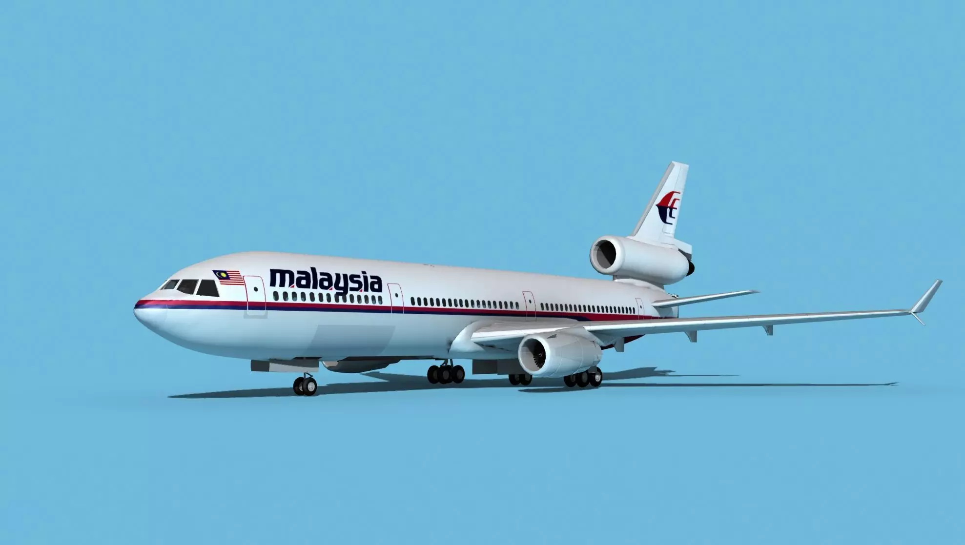 McDonnell Douglas MD-11 Malaysia 3D model