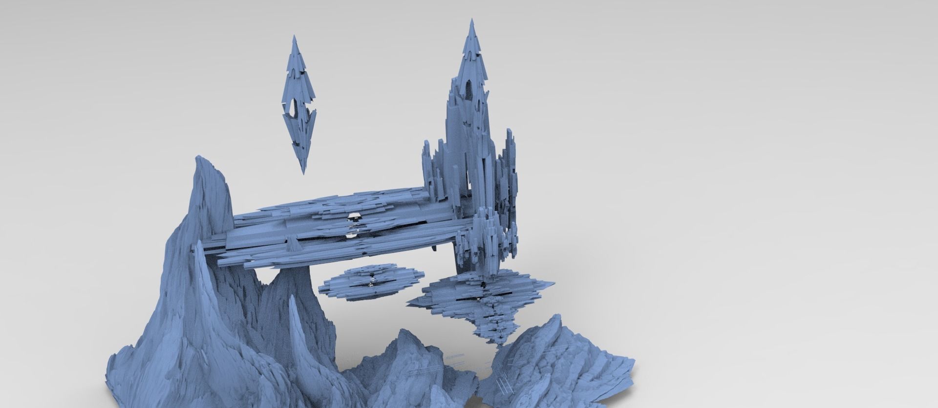 Crystal Light Gateway 3 models  3D model_1