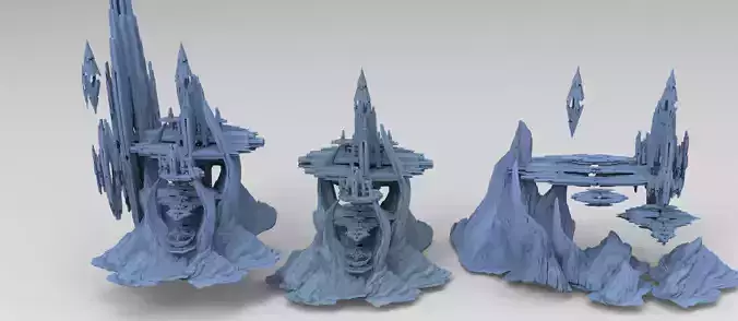 Crystal Light Gateway 3 models  3D model