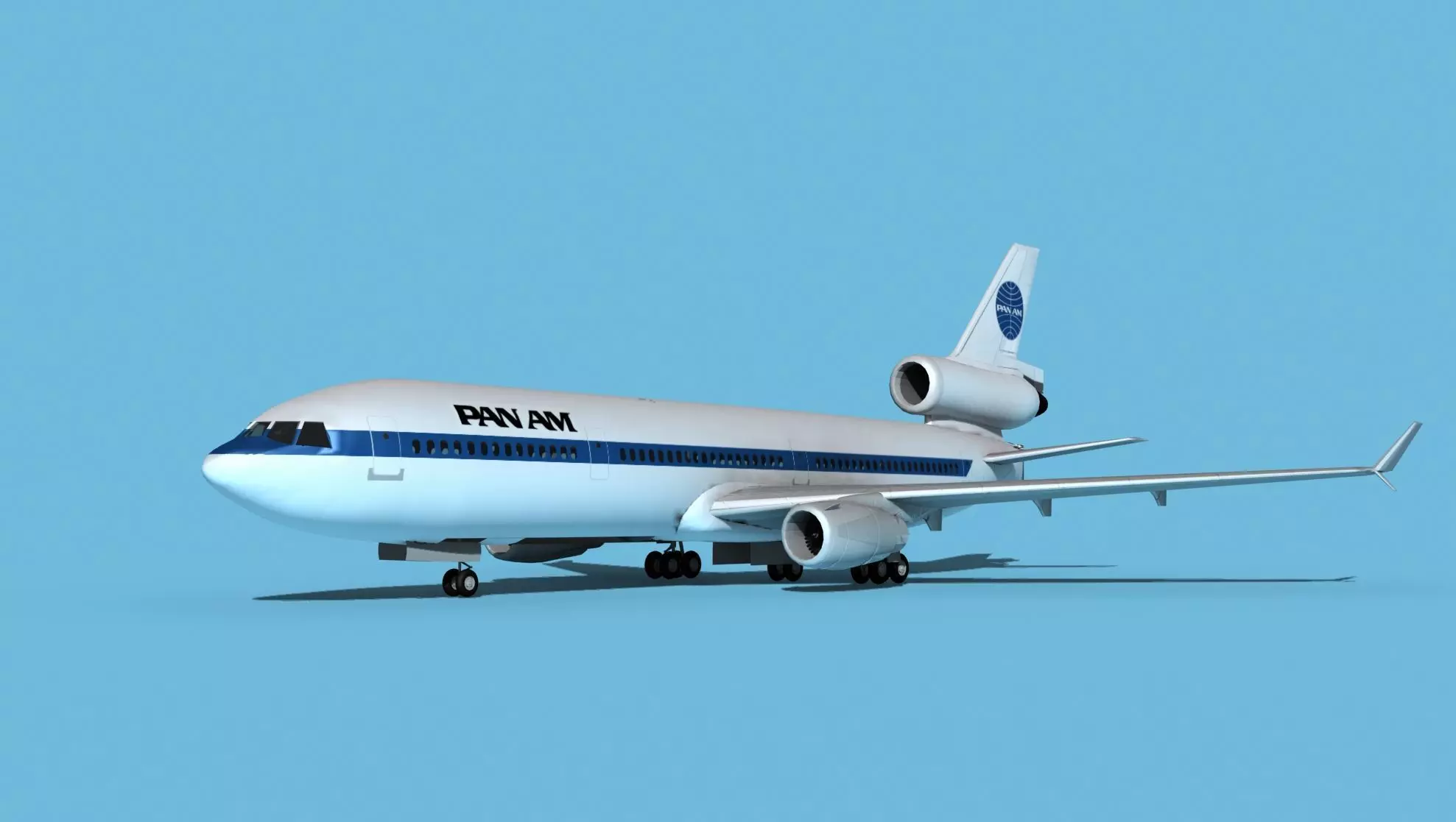 McDonnell Douglas MD-11 Pan Am 3D model