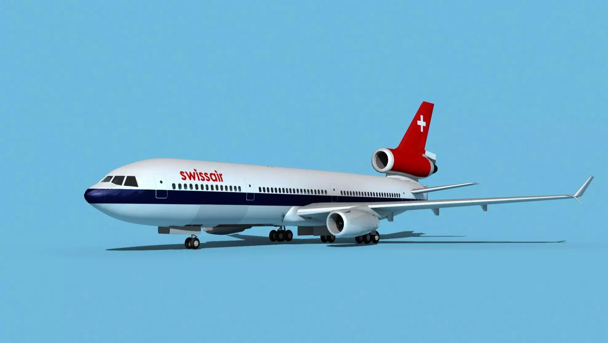 McDonnell Douglas MD-11 Swiss Air 3D model