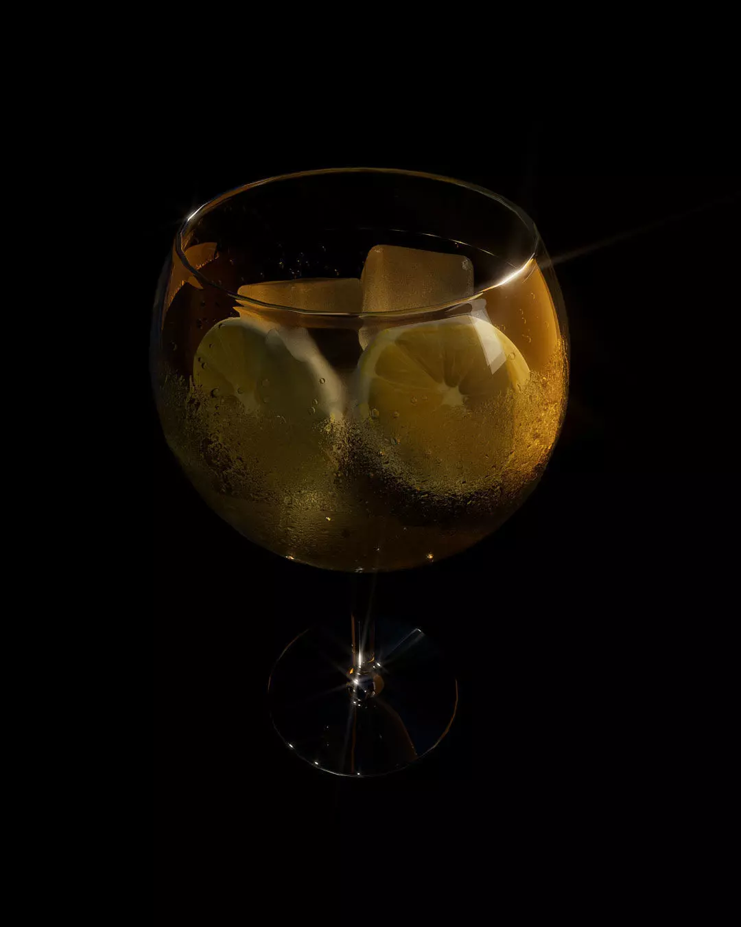 Glass of Cocktail 3D model