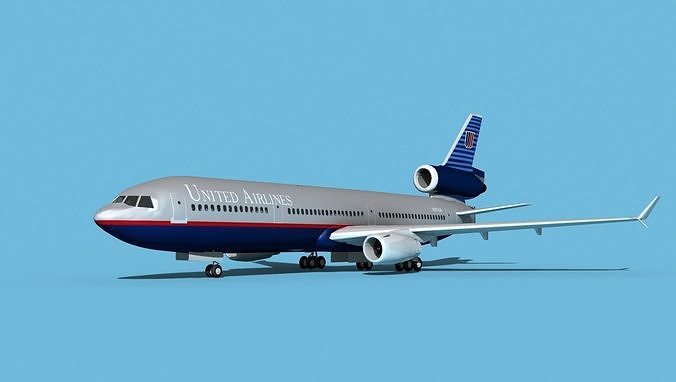 McDonnell Douglas MD-11 United 2 3D model