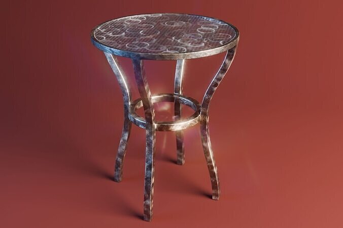 Garden Table Free 3D model
