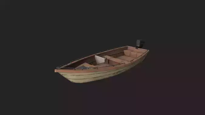PowerBoat 3D Model 001