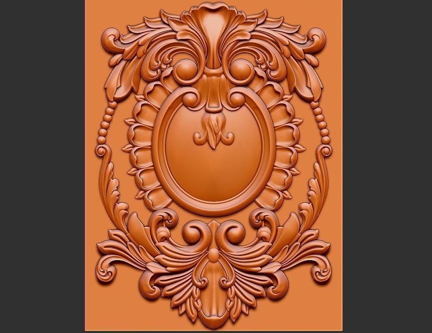 carved panel 3D model_15