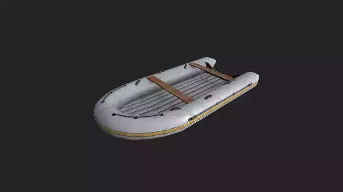 Rubber Dinghy 3D Model 001