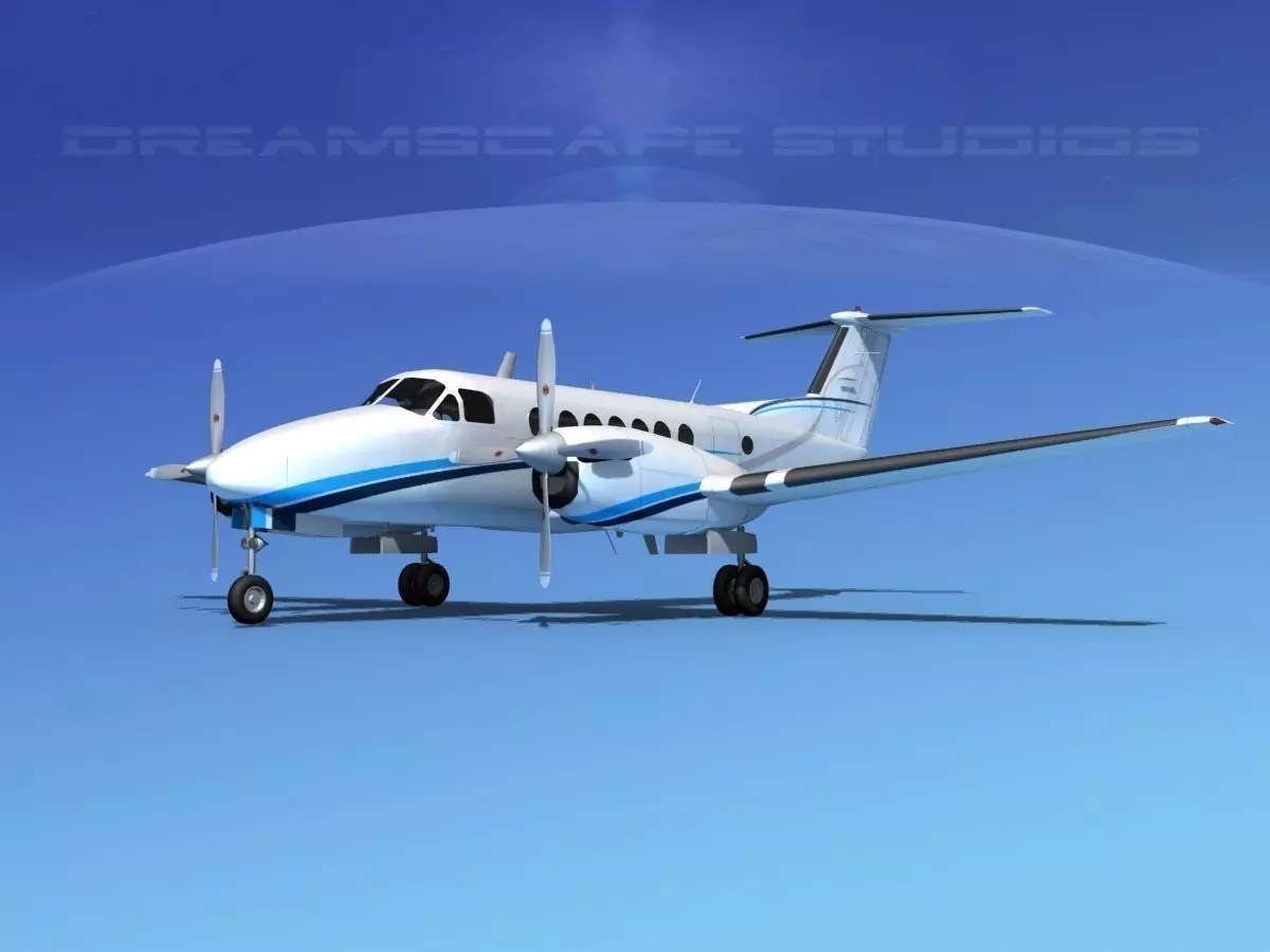 Beechcraft 350 Super King Air V12 3D model_0