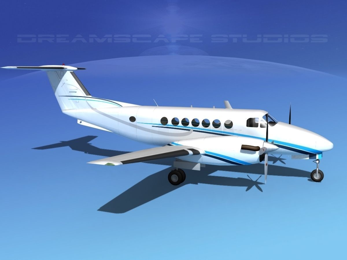 Beechcraft 350 Super King Air V12 3D model_3