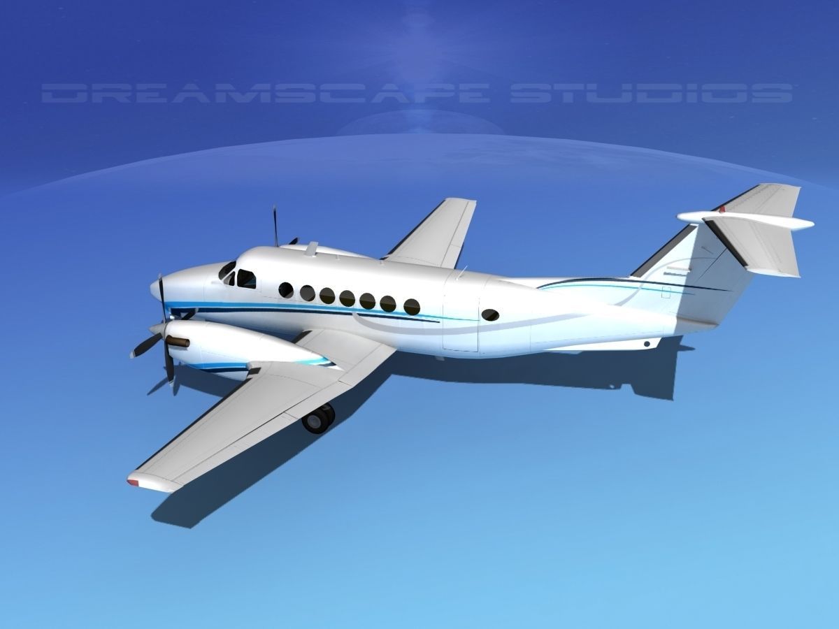 Beechcraft 350 Super King Air V12 3D model_6