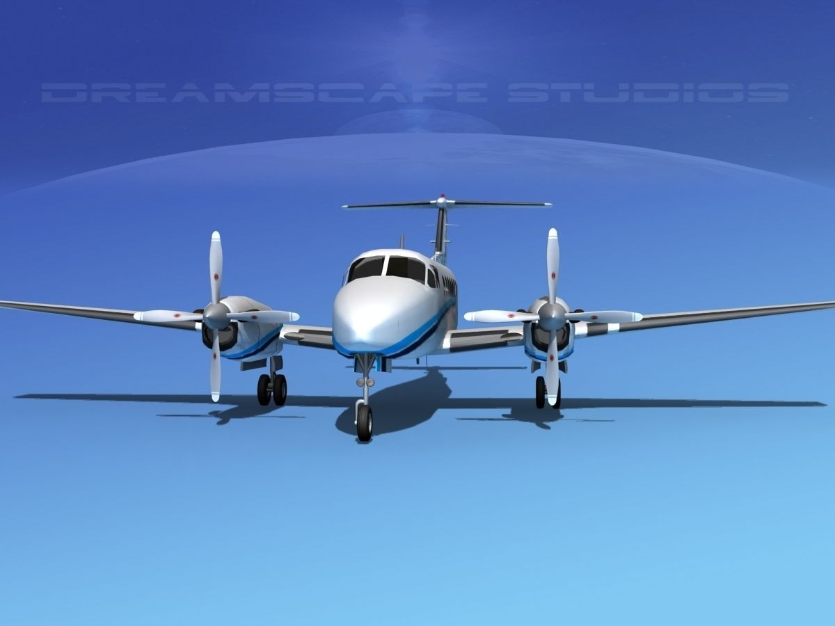 Beechcraft 350 Super King Air V12 3D model_4