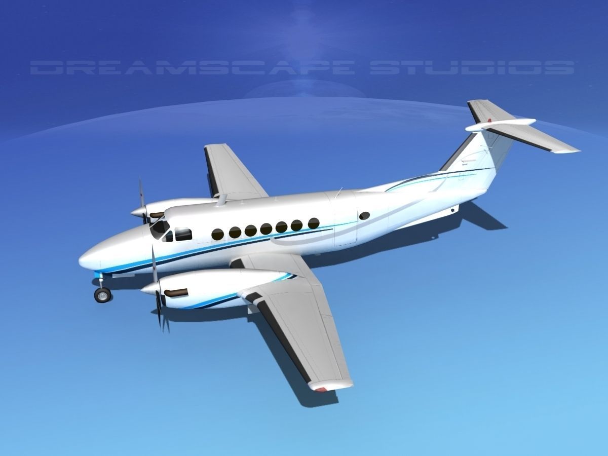 Beechcraft 350 Super King Air V12 3D model_11