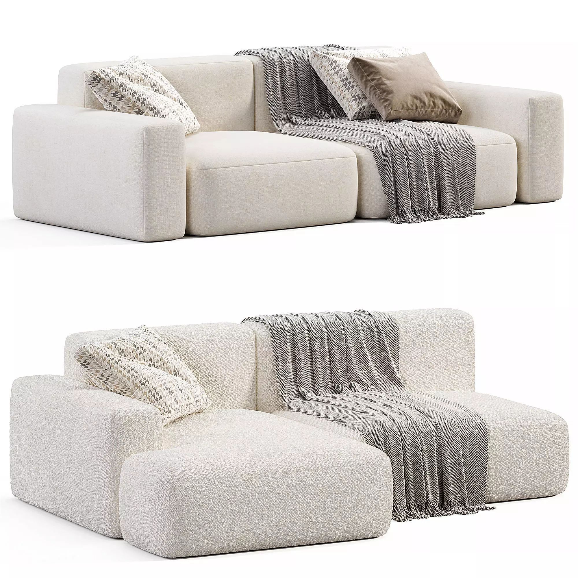 Kermit Sofa By Lavsit Low-poly 3D model_0