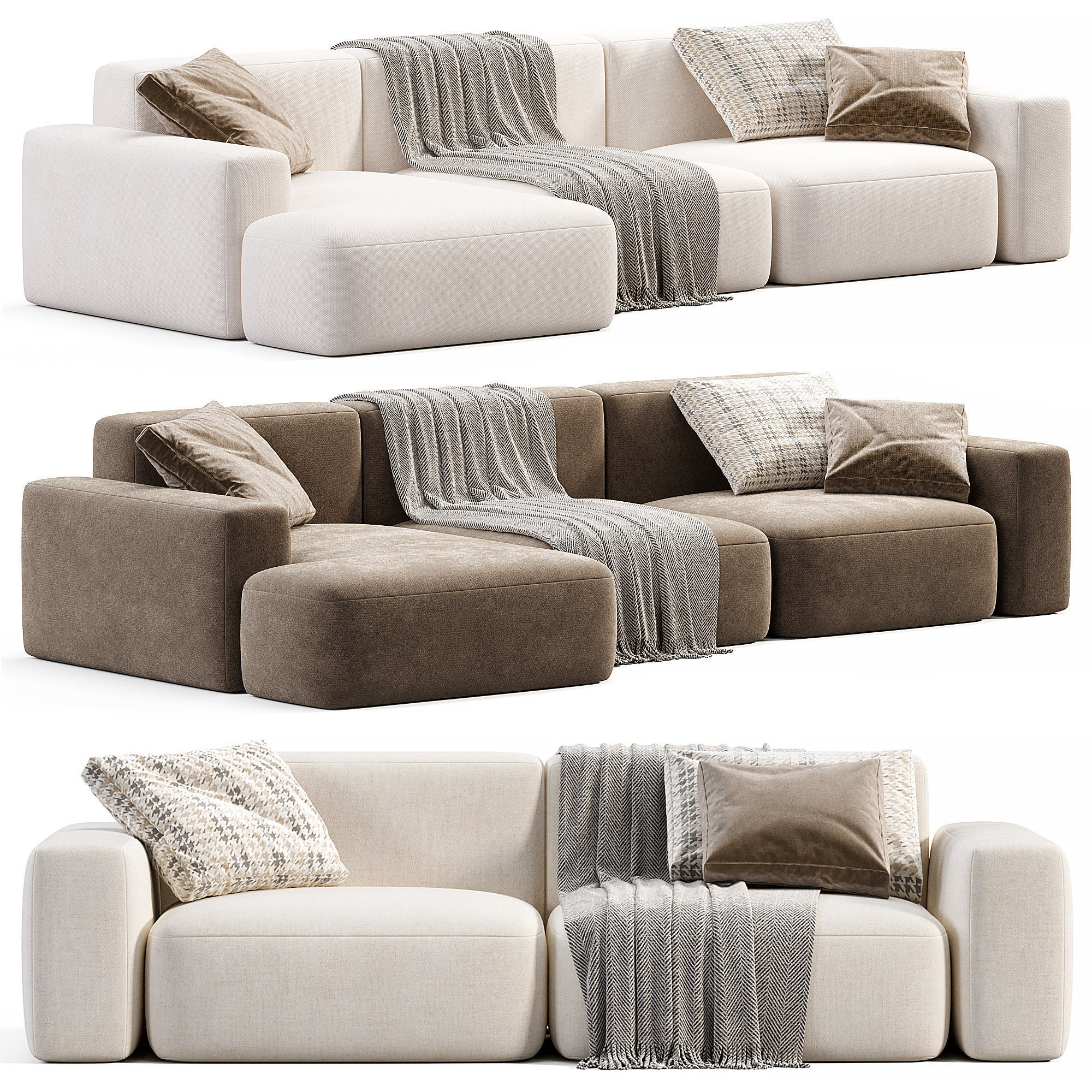 Kermit Sofa By Lavsit Low-poly 3D model_1