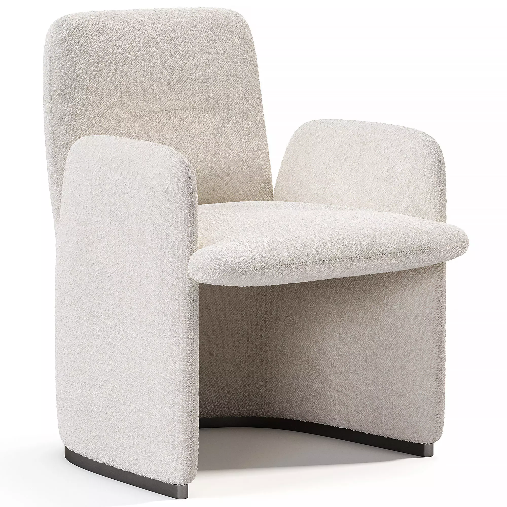 GUEST Chair By Poliform Low-poly 3D model