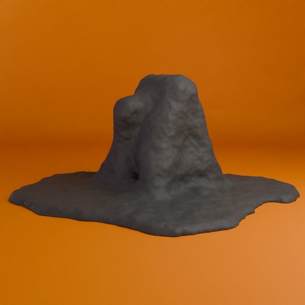 Melting Phone Stand 3D print model_2