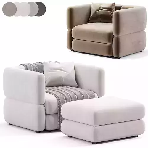 Brera Armchair By Divan ru Low-poly 3D model