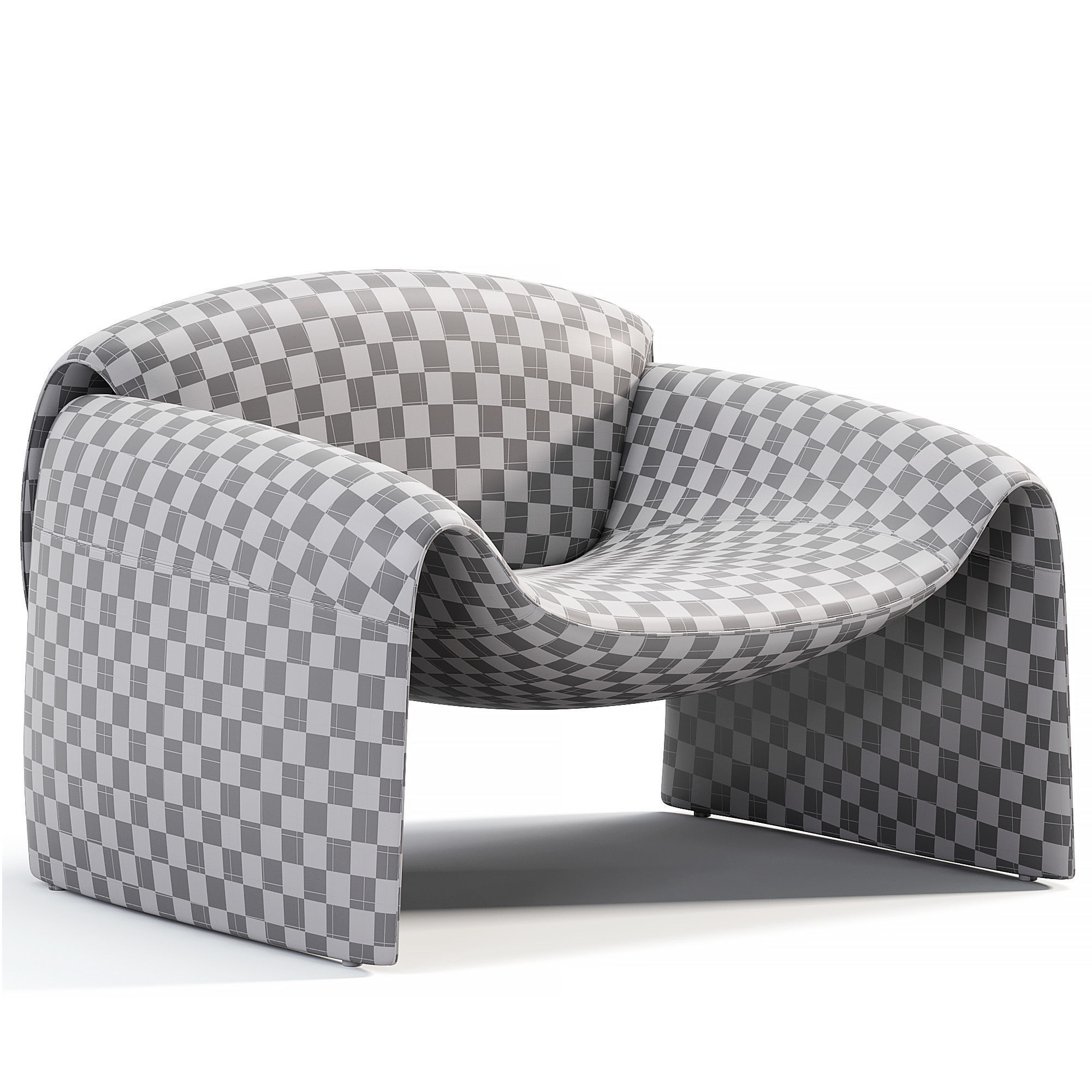 LE CLUB By Poliform Low-poly 3D model_6