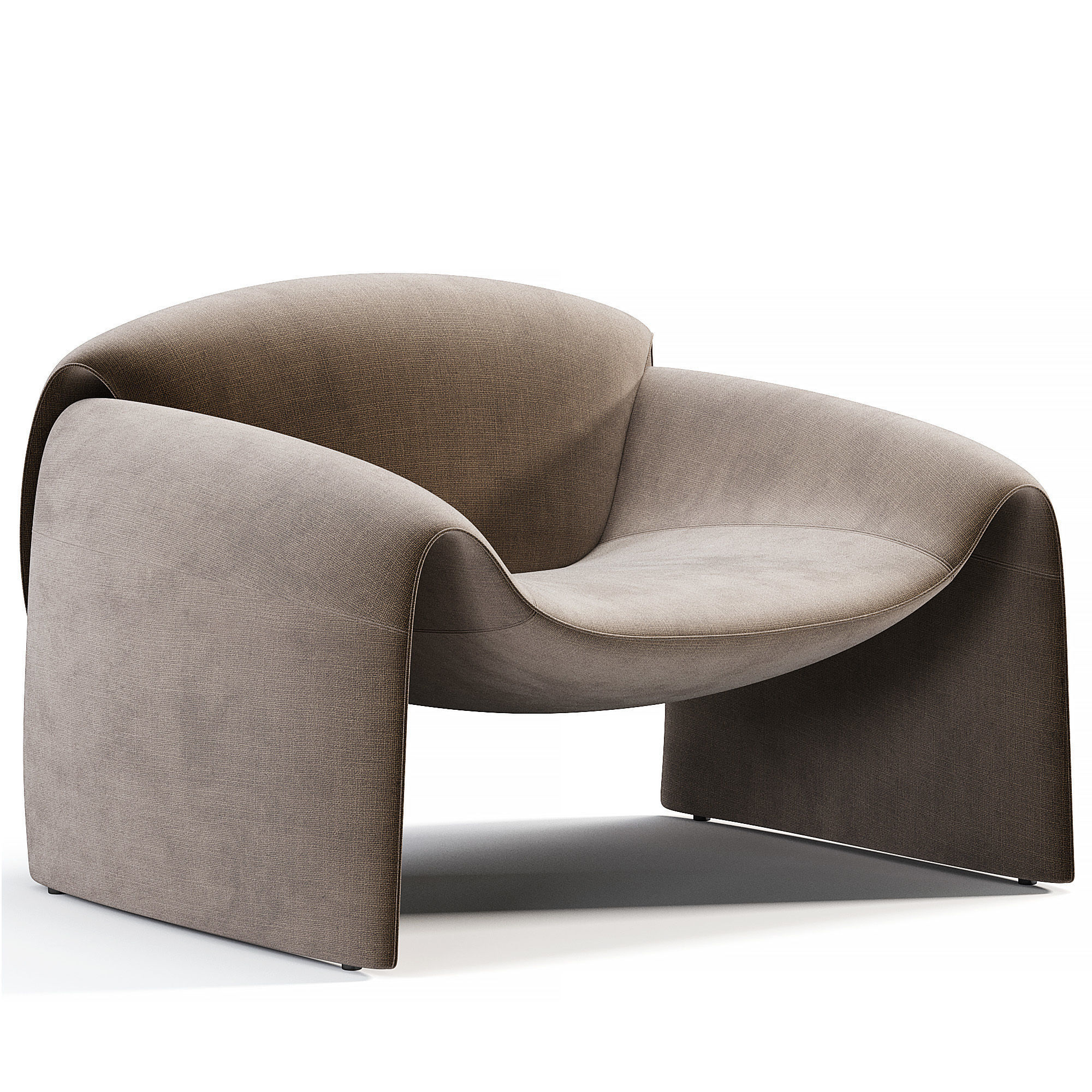 LE CLUB By Poliform Low-poly 3D model_4