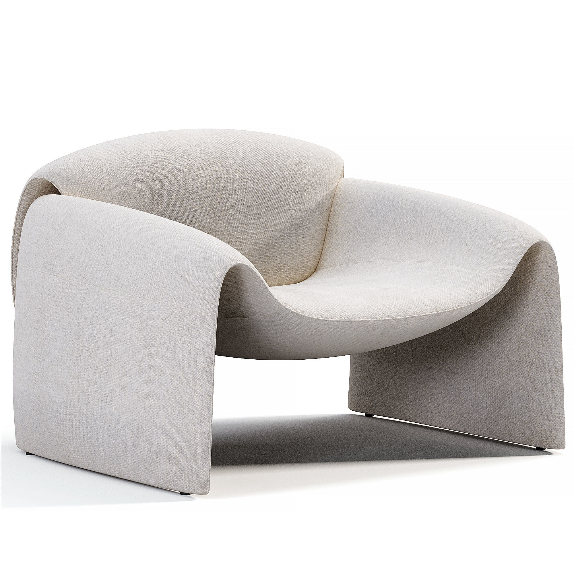 LE CLUB By Poliform Low-poly 3D model_2