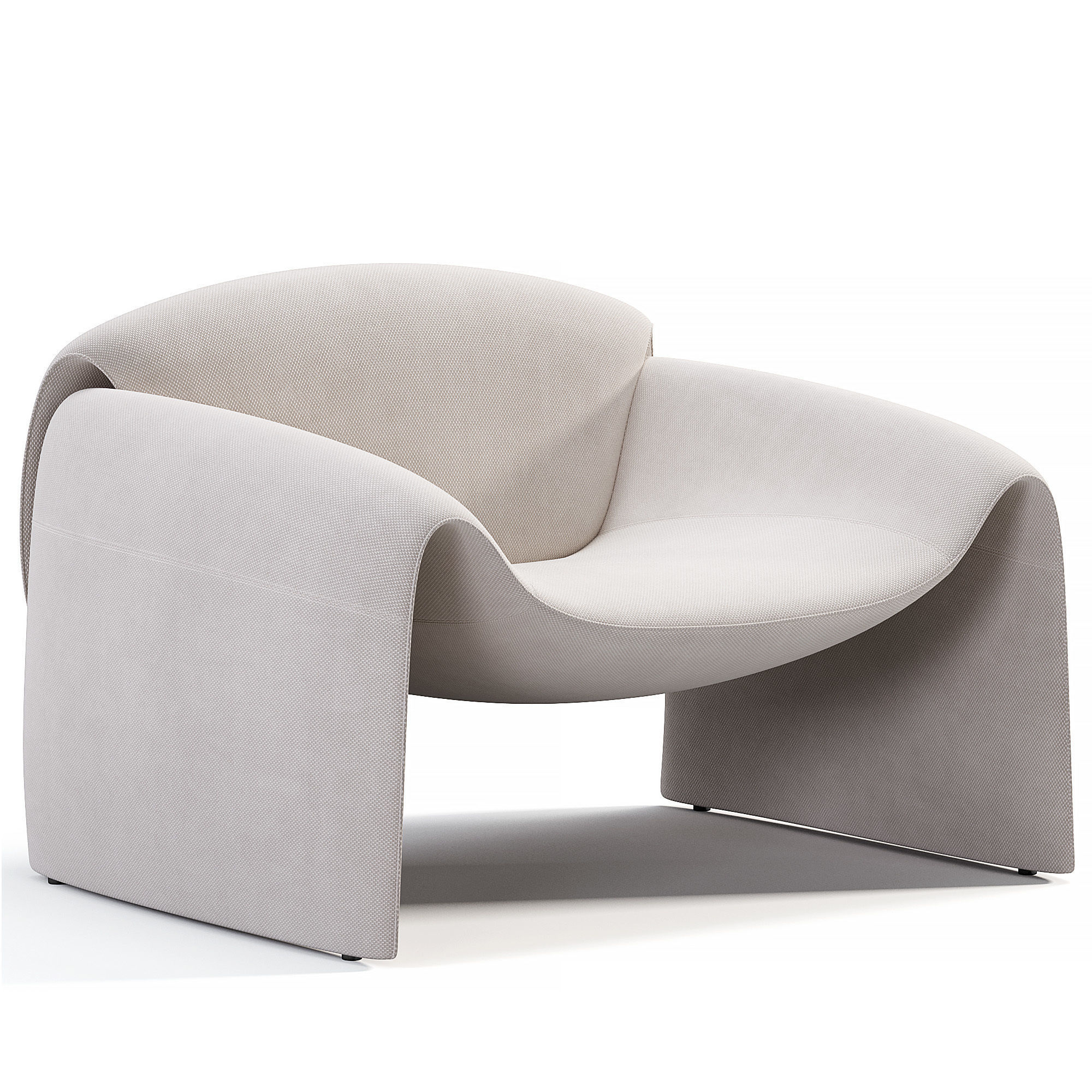 LE CLUB By Poliform Low-poly 3D model_3