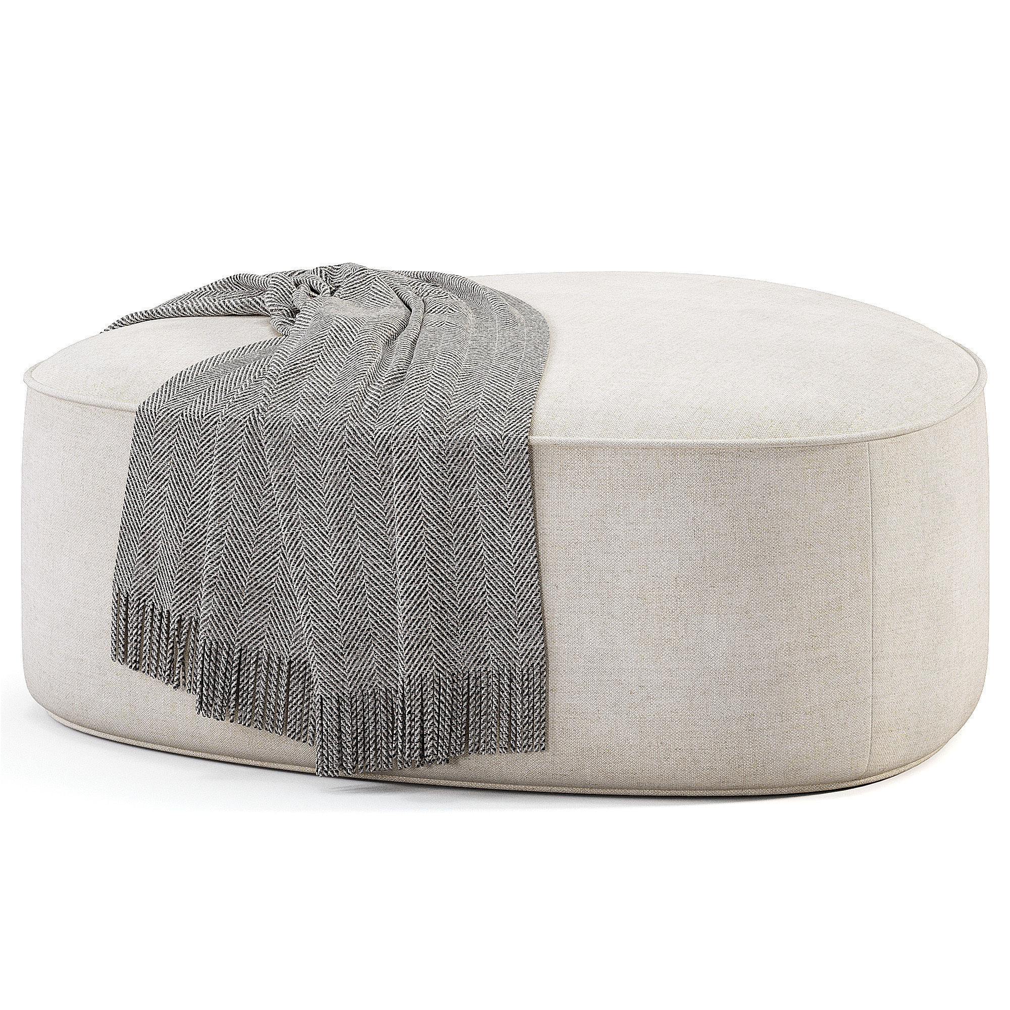 GOGO Pouf By Leyform Low-poly 3D model_3