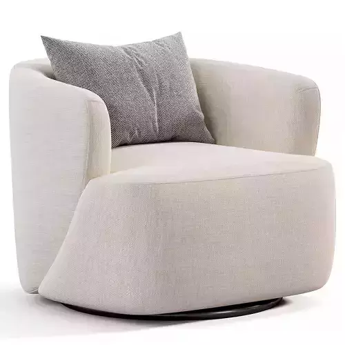 Pelton Swivel Chair By Brownandbeam Low-poly 3D model