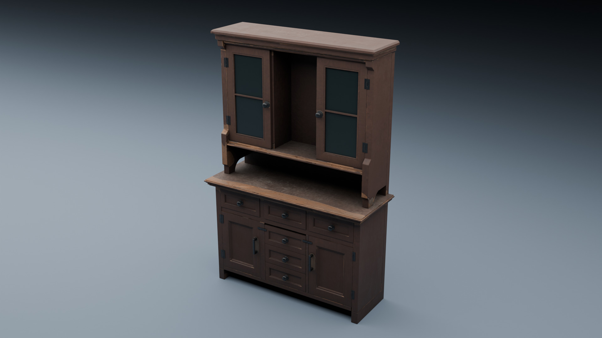 Fifty Plus Cabinet Set 3D model_1