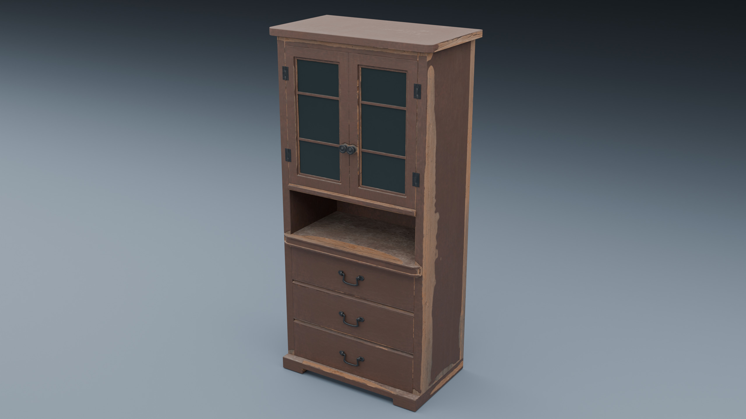 Fifty Plus Cabinet Set 3D model_2