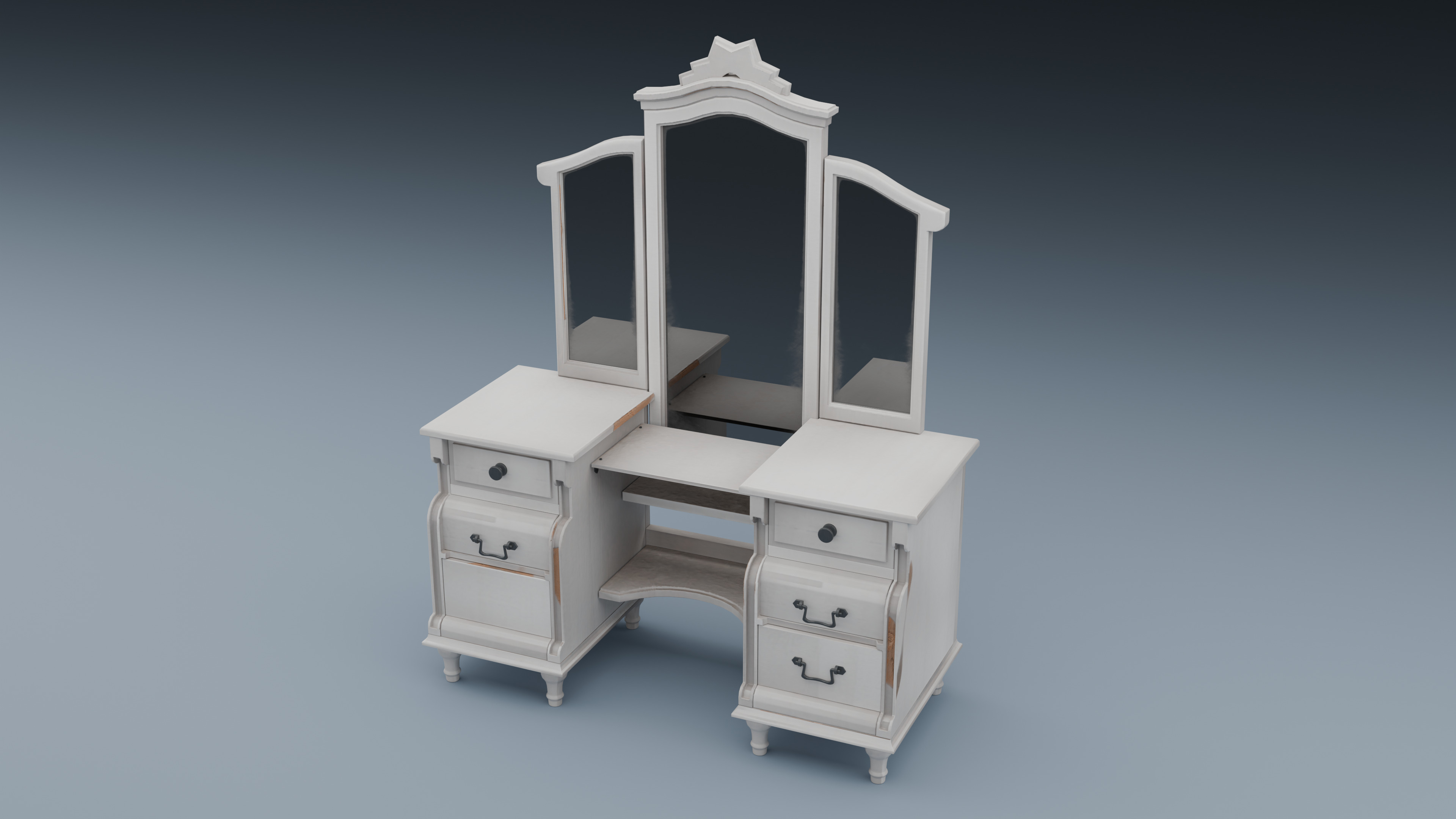 Fifty Plus Cabinet Set 3D model_8