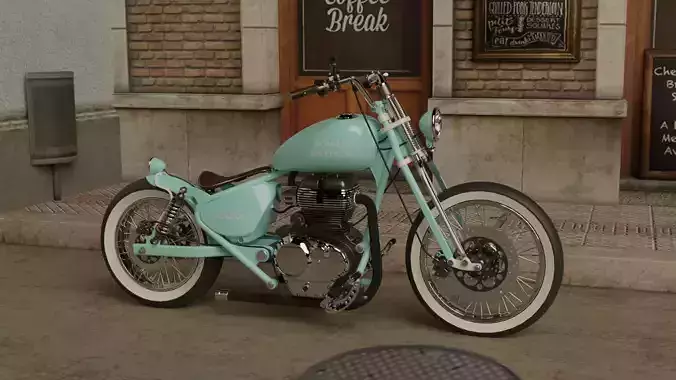 Custom Royal Enfield Chopper